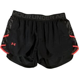 Under Armour Black Play Up Coral Touch Athletic Shorts